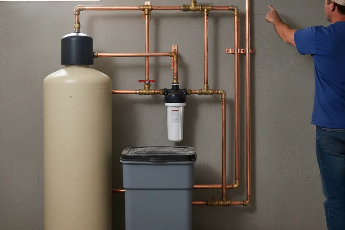 Whole-house water treatment system installed in Cadiz